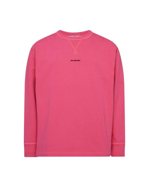 Acne Pink Sweatshirt for men