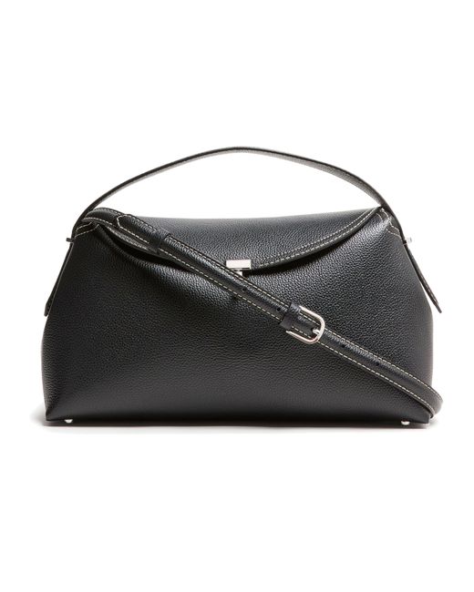 Totême  Black Schultertasche Aus Leder T-Lock