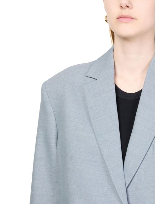 Anine Bing Blue Quinn Blazer