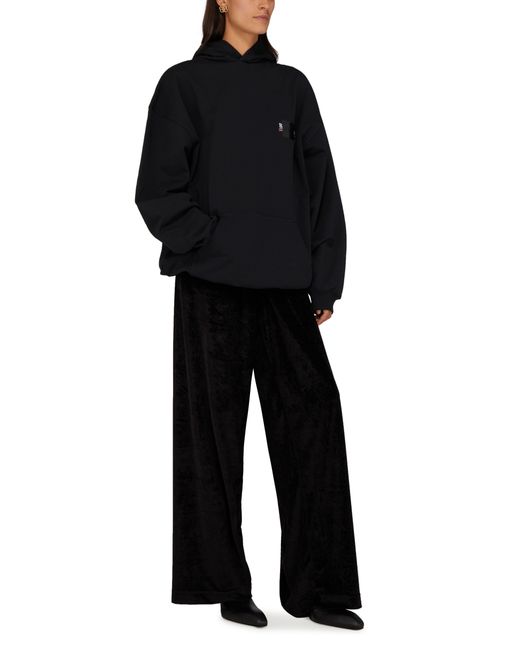 Balenciaga Black Hooded Sweatshirt