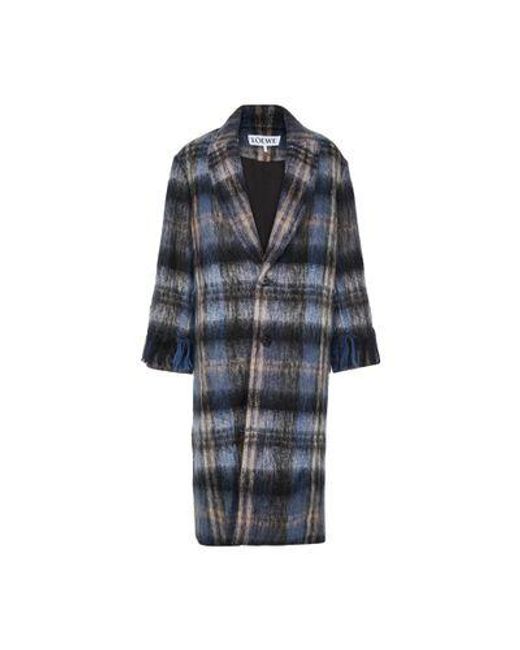 Loewe Blue Striped Coat