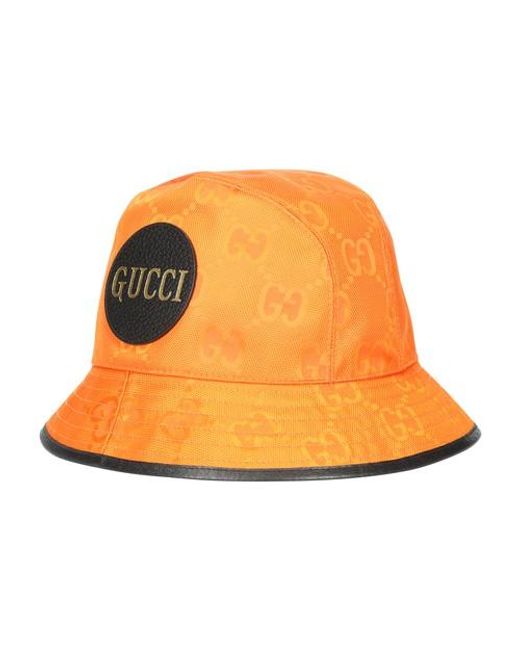 Gucci Orange Off The Grid Bucket Hat for men
