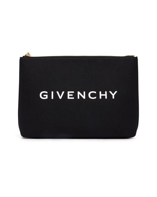 Givenchy Black Kleine Clutch mit Logo