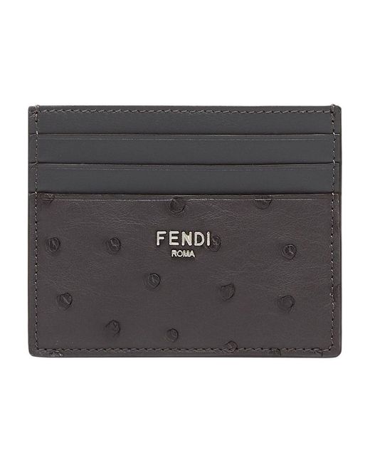 Fendi Black Card Holder for men