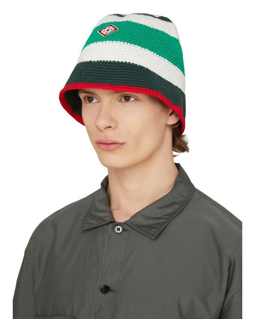 Casablancabrand Green Bucket Hat for men