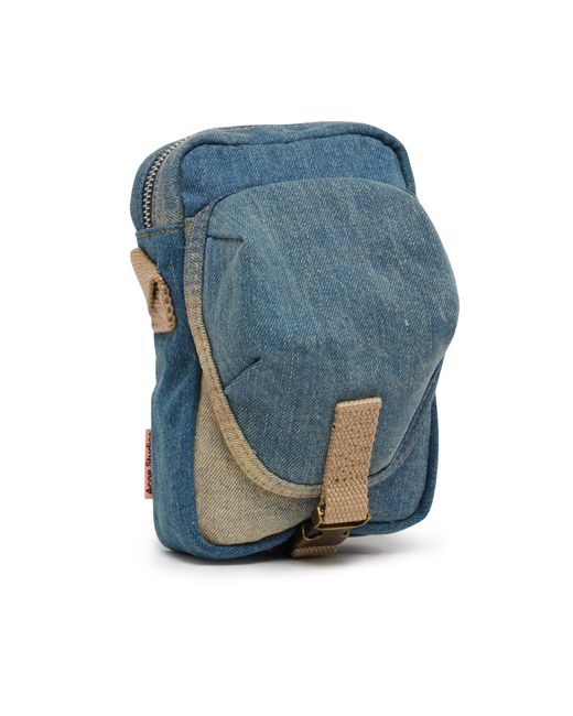 Acne Blue Bag With Shoulder Strap for men