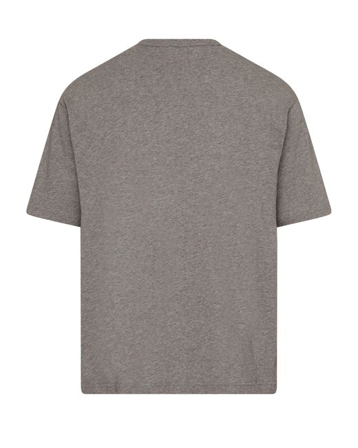 Acne Gray Short Sleeved T-Shirt for men