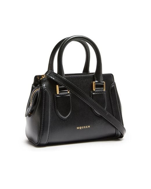 Alexander McQueen Black Birdee Mini Handbag