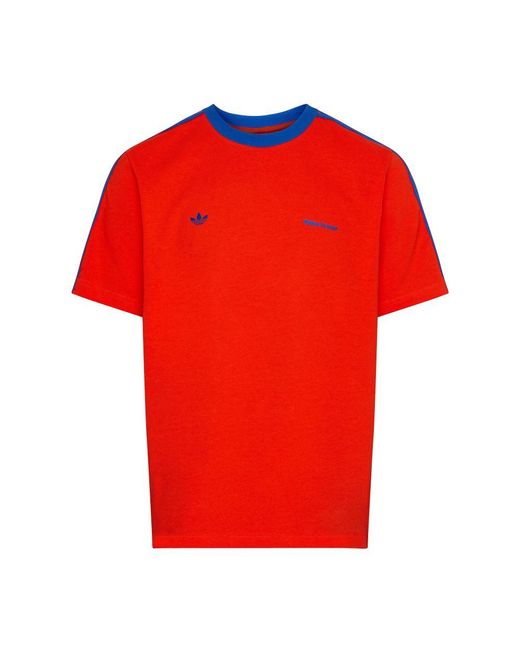 Adidas Originals Orange Organic Cotton-Jersey T-Shirt for men