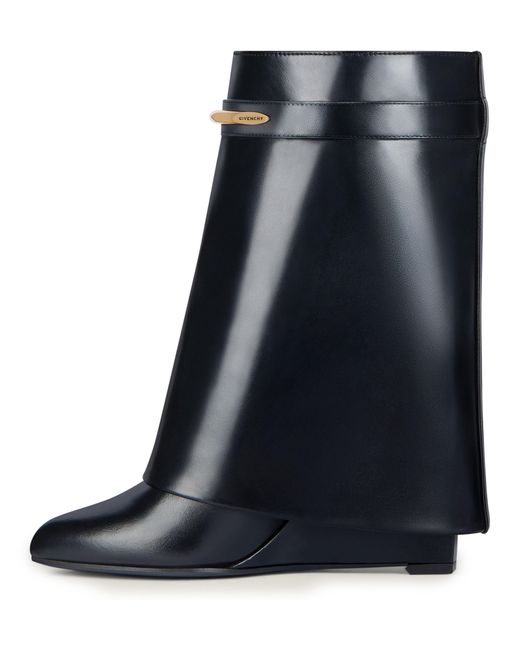 Givenchy Black Shark Ankle Boots
