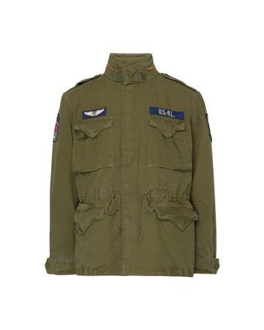 Polo Ralph Lauren Green Combat Lined Jacket for men
