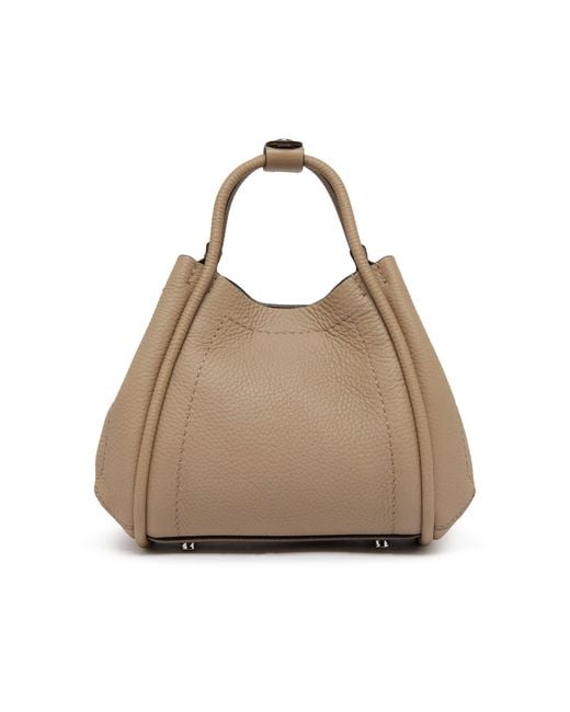 Max Mara Brown Marine Drummed Mini Bag