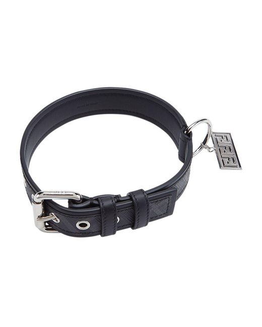 Fendi Blue Dog Collar for men