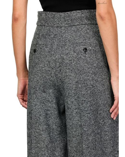 Max Mara Gray Weit Geschnittene Hose Simone