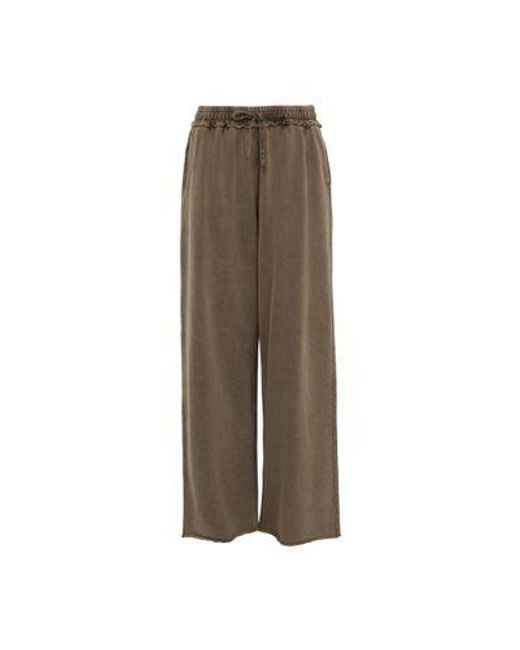 Acne Brown Hose Mit Weitem Bein
