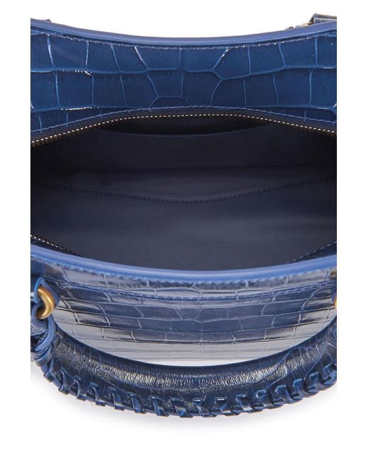 Balenciaga Blue Neo Classic Mini Top Handle Bag
