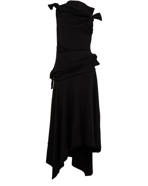 Acne Black Midi-Kleid