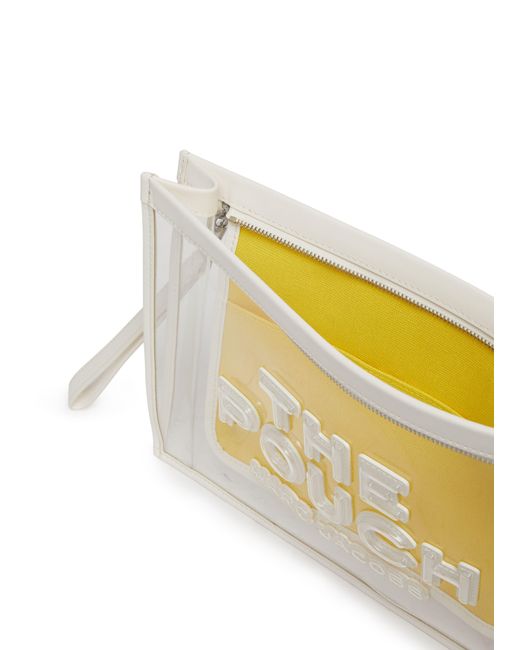 Marc Jacobs Yellow The Clear Large Pouch