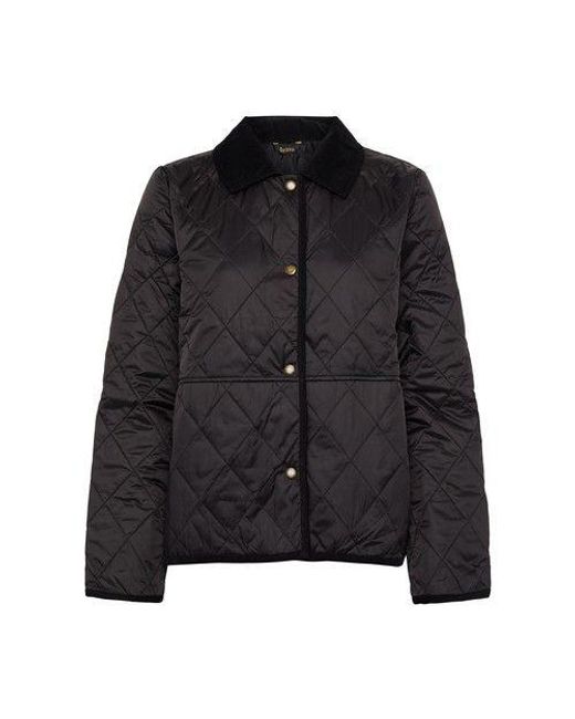 Barbour Clydebank Quilted Jacket in Black | Lyst
