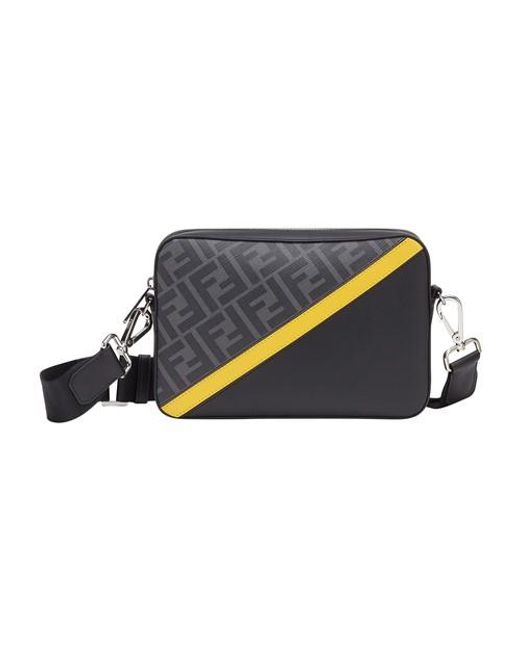 Fendi Gray Camera Case for men