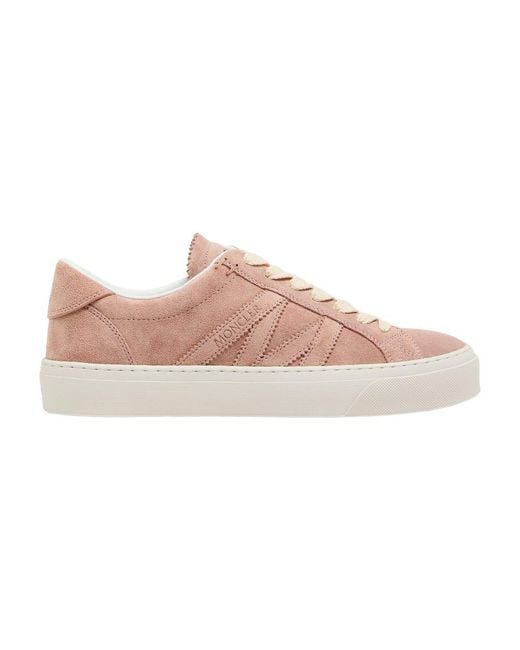 Baskets Monaco M Moncler en coloris Pink