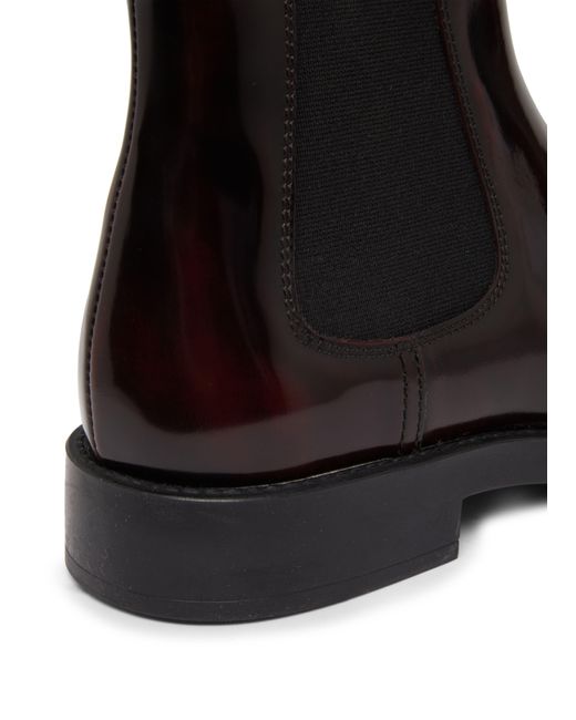 Tod's Brown Chelsea Leather Boots