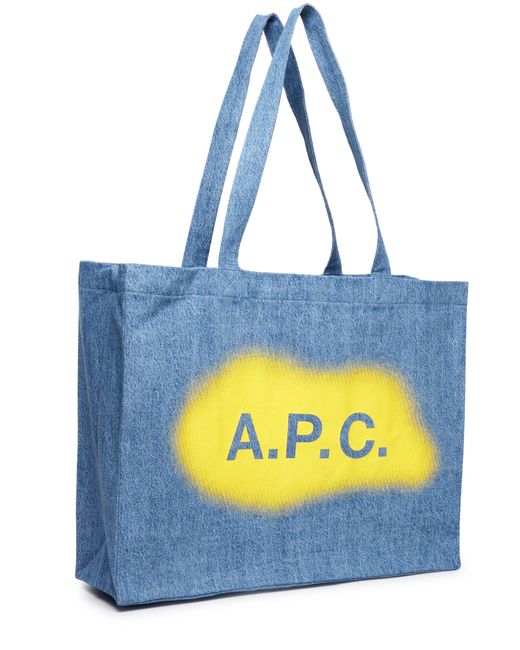 A.P.C. Blue Shopping Diane Bag