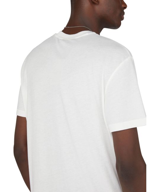 Tom Ford White Round-neck T-shirt for men