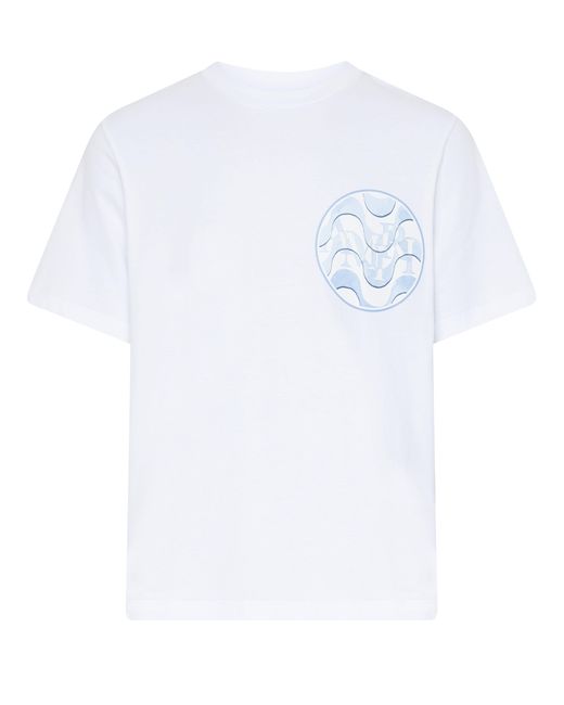 Amiri White Team Oversized T-Shirt for men