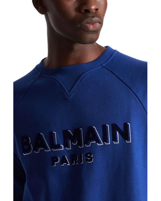 Balmain navy deals sweatshirt