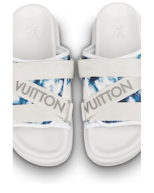 Louis Vuitton, Shoes, Louis Vuitton Honolulu Mule Marine