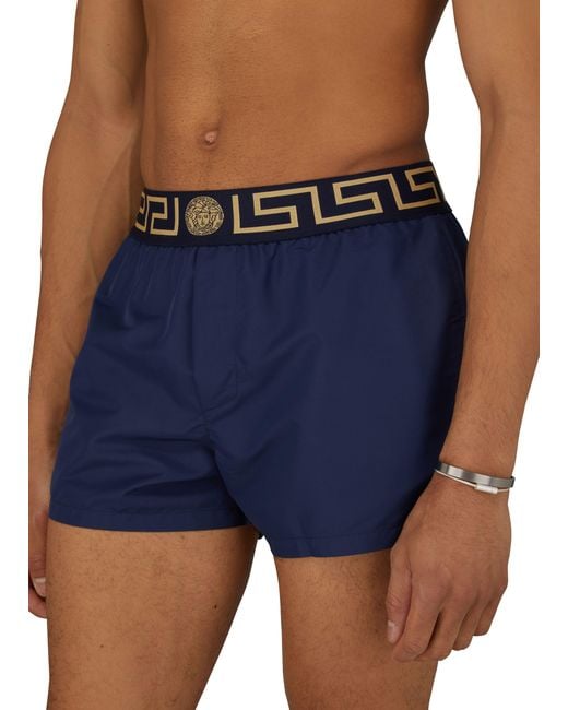 Versace Blue Swim Shorts for men