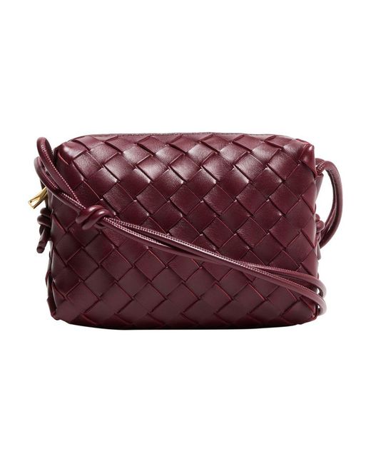 Bottega Veneta Red Loop Mini Camera Bag
