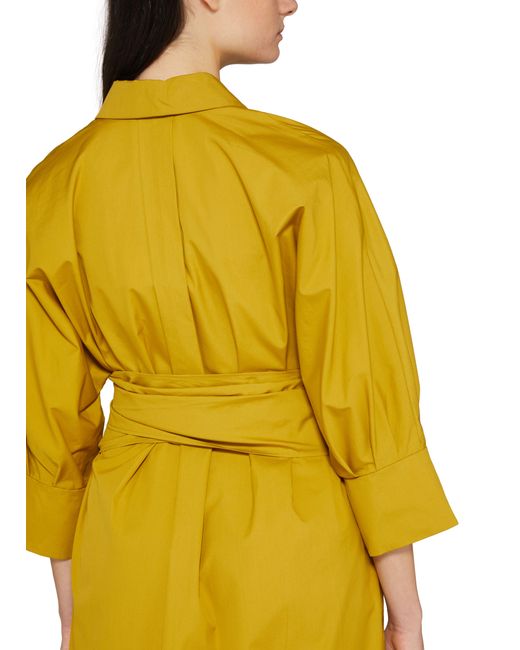 Max Mara Yellow Tabata Shirt Dress