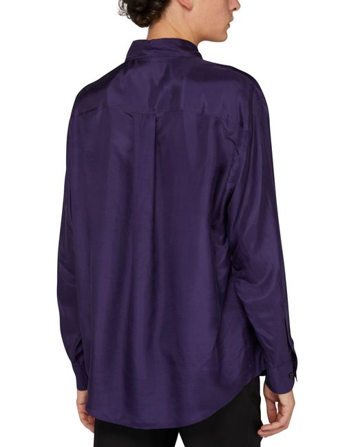 Lemaire Purple Loose Shirt