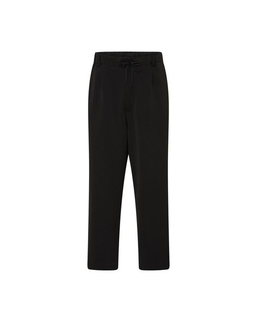 Y-3 Black Joggers With 3 Bands for men