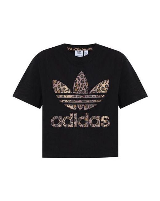 Adidas Originals Black T-shirt With Logo