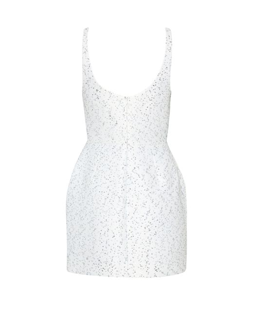David Koma White Mini Dress