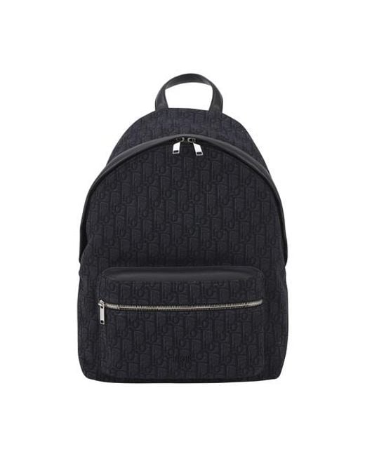Dior Rider Oblique Backpack in Black for Men | Lyst