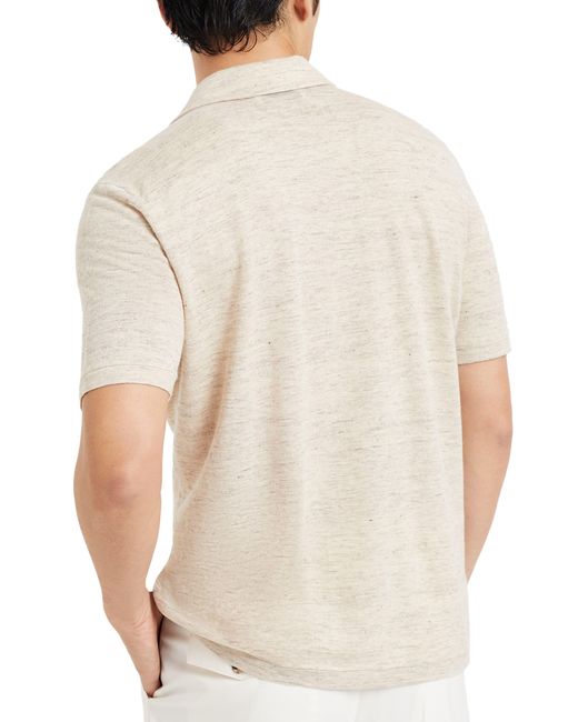 Brunello Cucinelli Natural Short Sleeve Shirt for men