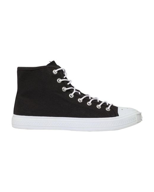 Acne Black Ballow High Tag Sneakers for men