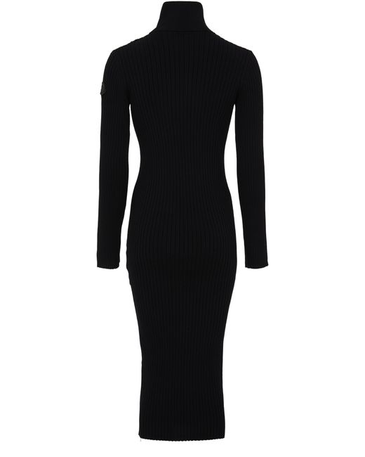 Moncler Black High-Neck Dress