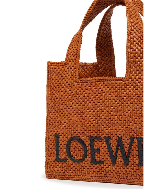 Loewe Brown Kleine Tote Bag mit Logo