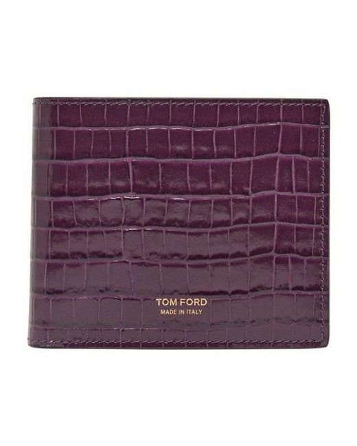 Tom Ford Purple T Line Wallet for men