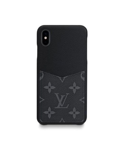 Louis Vuitton Iphone Schutzhülle XS Max in Black für Herren
