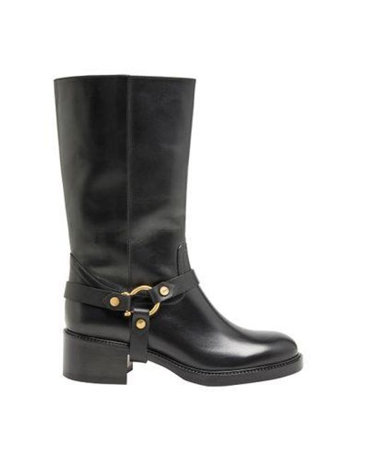 Chloé Black Stiefel Dakota