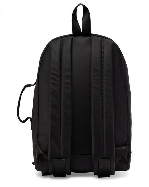 Maison Kitsuné Black The Traveller Backpack for men