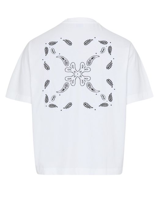 T-shirt de skate à manches courtes Bandana Arrow Off-White c/o Virgil Abloh pour homme en coloris White