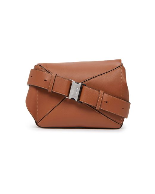 Loewe Brown Puzzle Small Bag for men