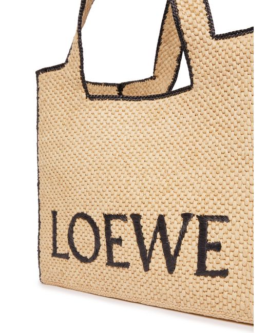 Loewe Natural Large Tote Bag With Logo